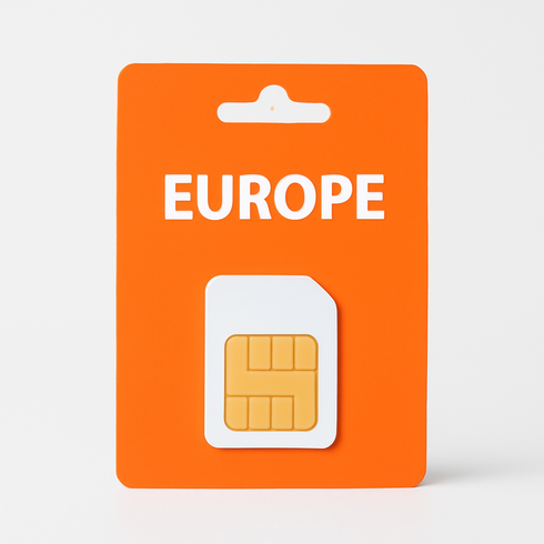 Orange Holiday Europe Prepaid SIM Card